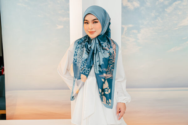 STELLA SATIN BAWAL - TURQUOISE