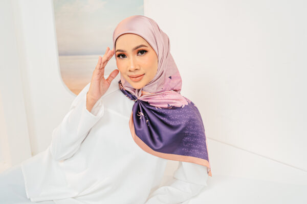 STELLA SATIN BAWAL - PURPLE